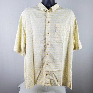 Columbia Shirt Button Up Short Sleeve Large